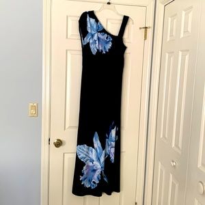 Floral print maxi dress